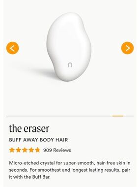 nood the eraser Gentle Body Hair Remover